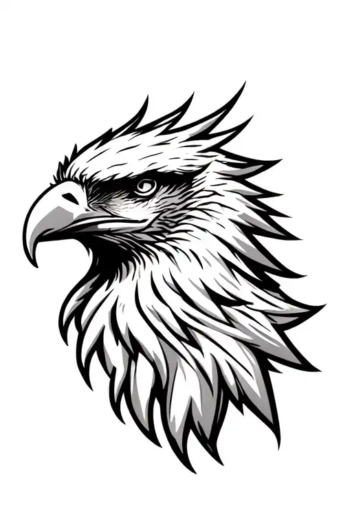 Eagle Head On Zeus Face