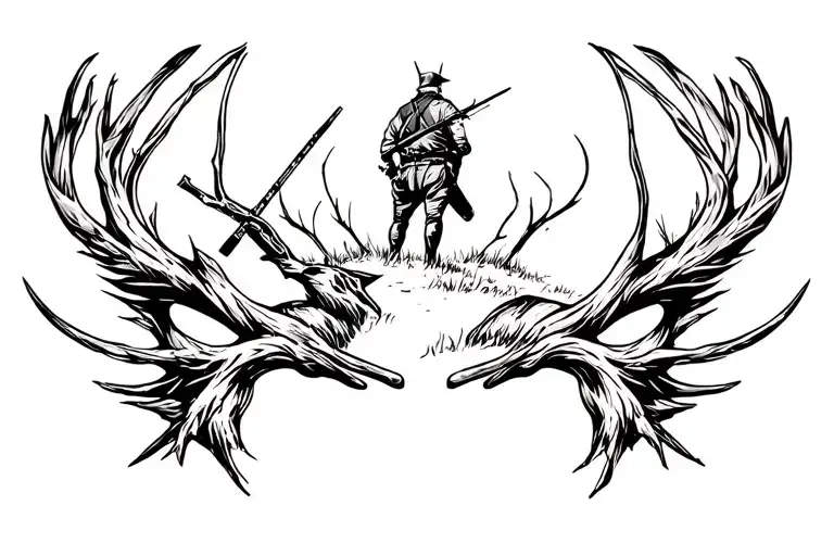 Archer Hunting Scene