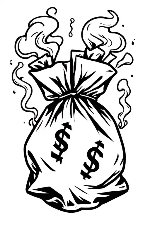 Money Bags And Smoke