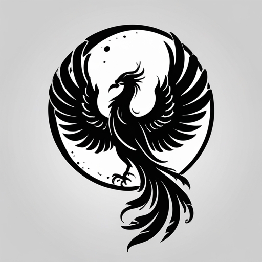 Moonlit Shadow of the Phoenix