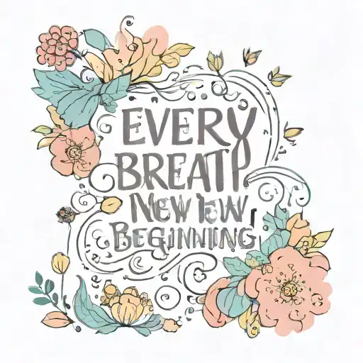 Every Breath Is A New Beginning