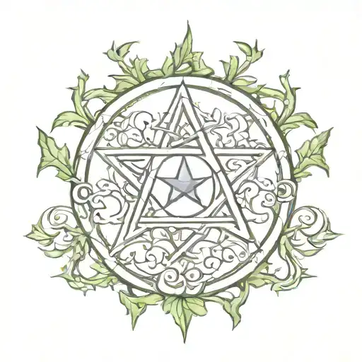 Pentacle As Roots Of Tree