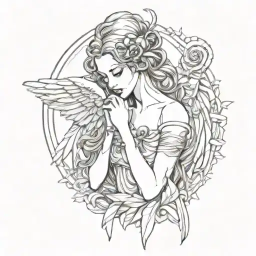 Feminine Broken Angel