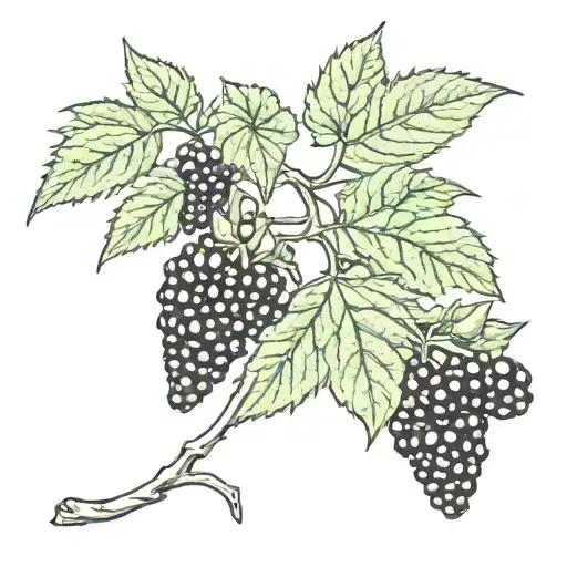 Crystals Blackberry Vine