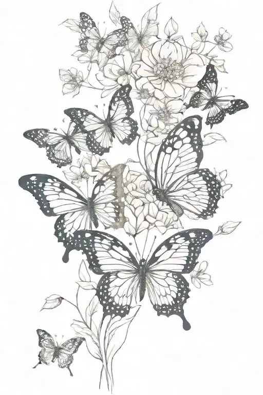 Flowers Butterflies Healing Strength Peace Responsibility