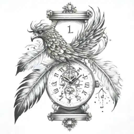 Phoenix Feather Watch