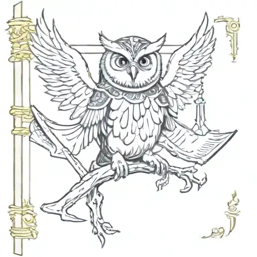 Owl Wizard Spellbook
