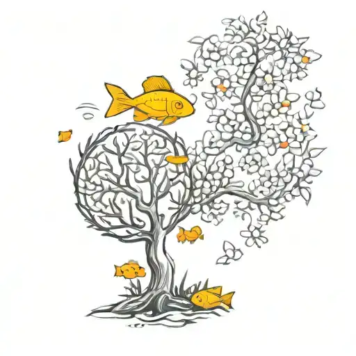 Tree That Is In Love With A Goldfish
