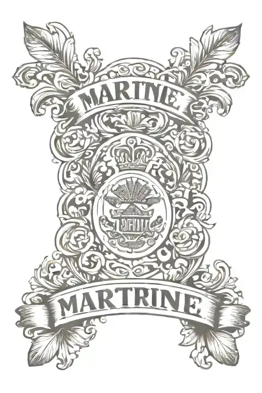 Last Name Martinez With Mexican Heritage Symbols