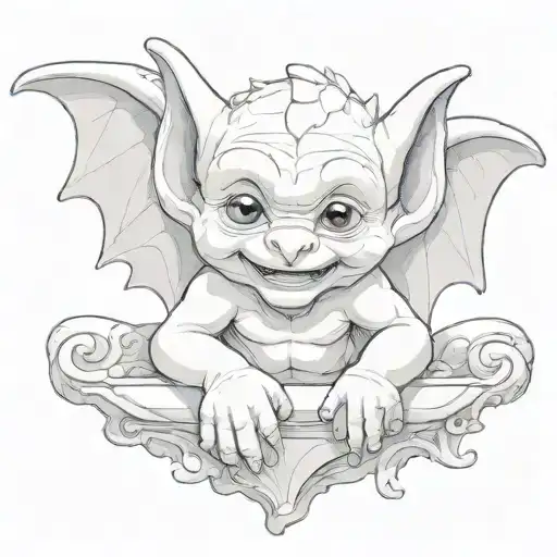 Cute Baby Gargoyle