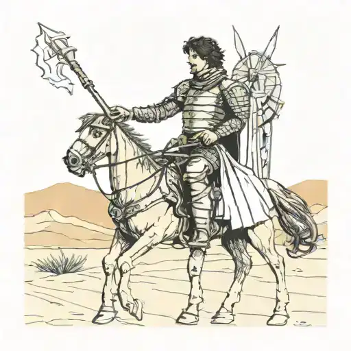 Paul Atreides In The Desert Tarot Card