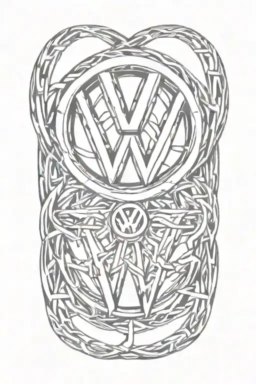 Volkswagen Symbol Intertwined