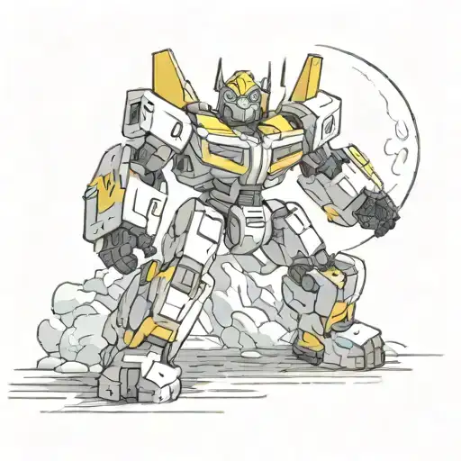 Bumblebee Transformer Moon