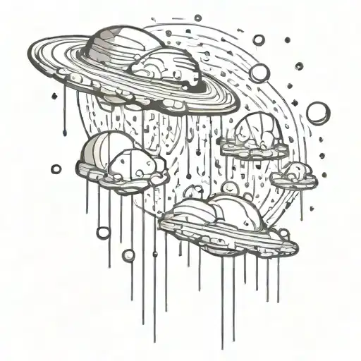 Outer Space And Rain