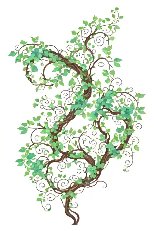 Ethereal Vine Like Fairytale Scene