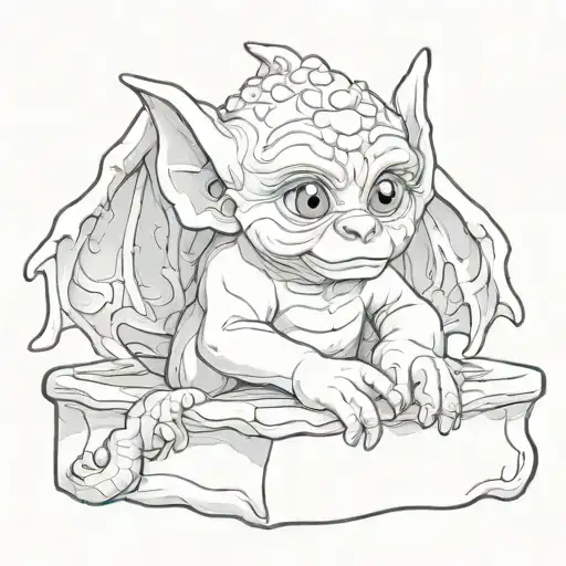 Cute Baby Gargoyle