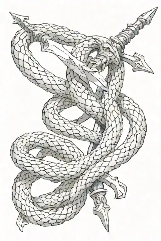 Sword Snake Wrapped
