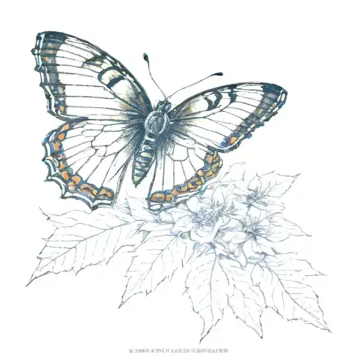 Butterfly With The Date 1942