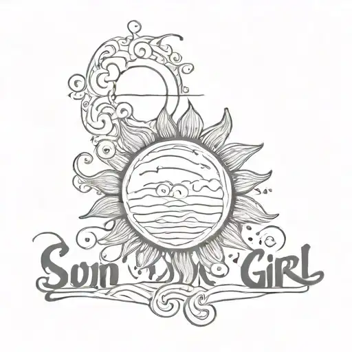 Sun With Writing Goodbye Girl