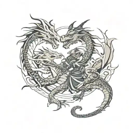 Dragon And Samurai