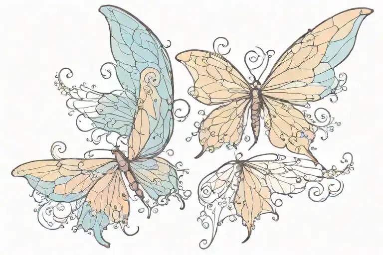 Simple Ethereal Fairy Wings