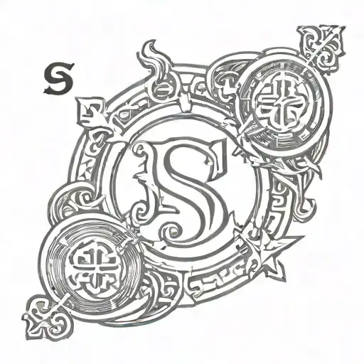 Sigma Symbol And Female Symbol Incorporated