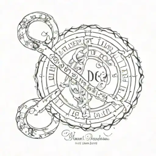 Birth Coordinates Death Infinity Symbol