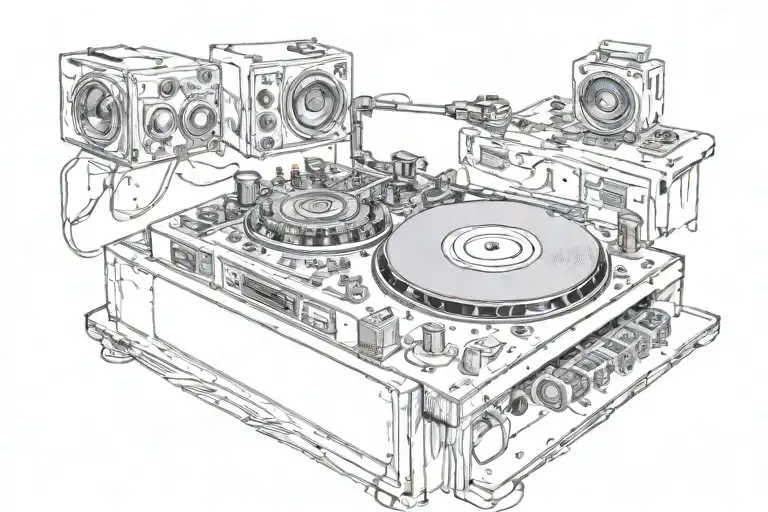 Turntable Mixing With Psychedelic