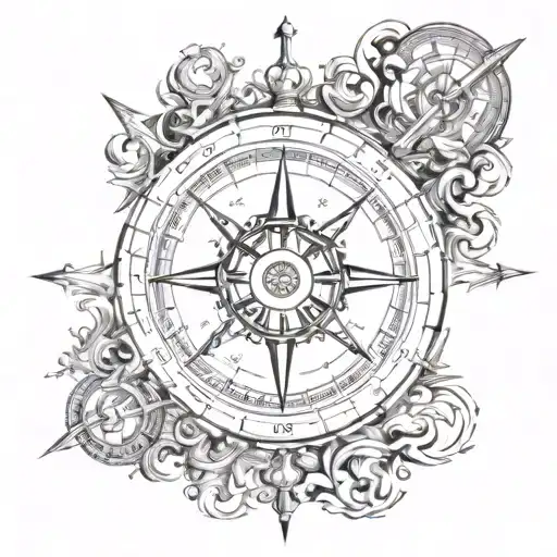 Compass And Heraldry