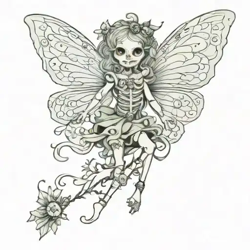 Skelton Fairy Flying
