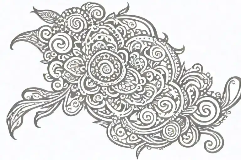 Henna Tribal Tramp Stamp Tattoo That Embodies