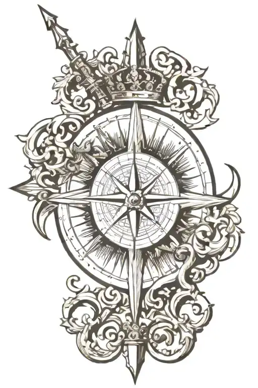Heraldry And Compass