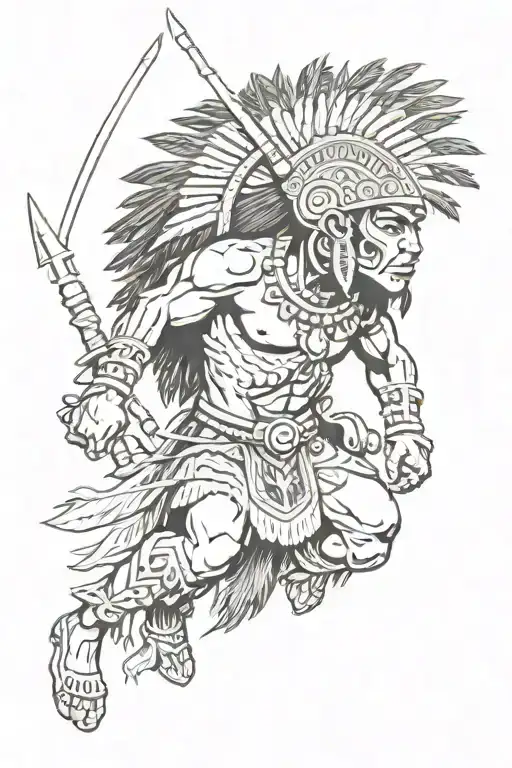 Taino Indian Warrior Greek God