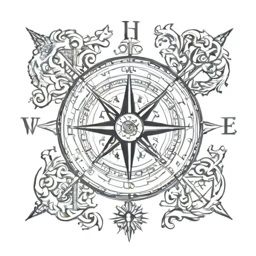 Compass And Heraldry