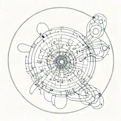 A Circle In Asthatic Look With Showing Speed Design