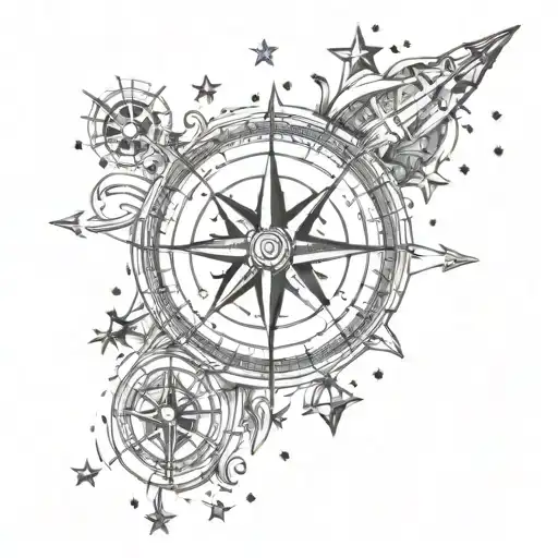 Compass And Stars