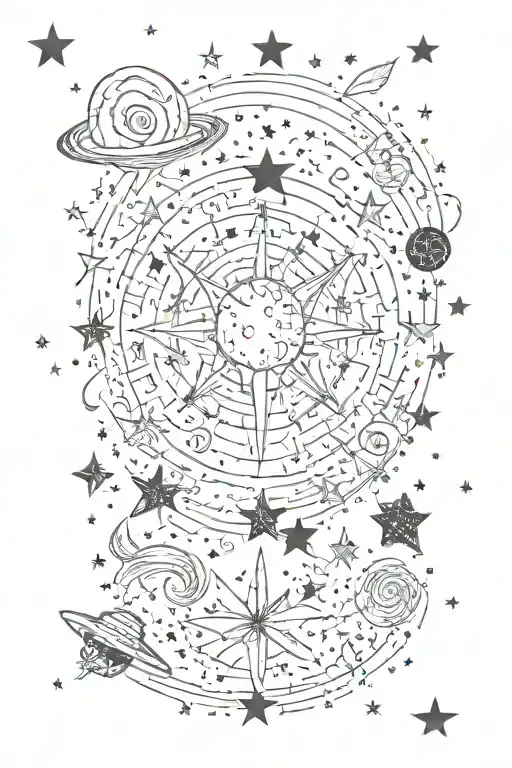 Universe Stars Galaxy Witchy
