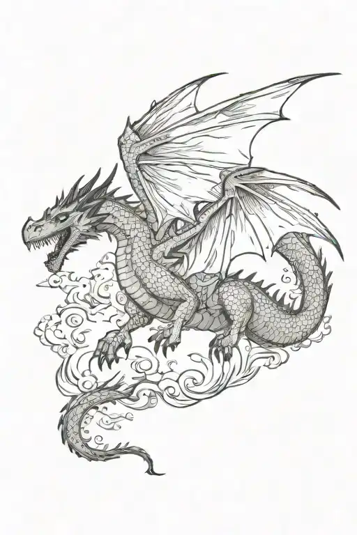 Dragon Flying