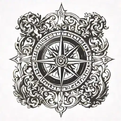 Compass And Heraldry