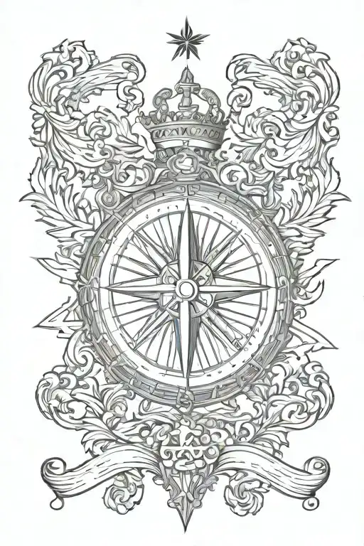 Heraldry And Compass