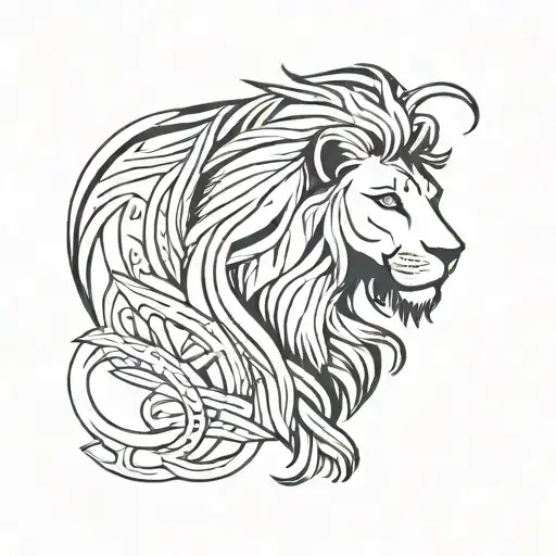 Zodiac Tattoo Leo Born In 1978