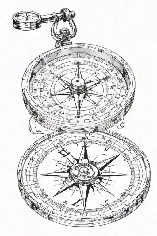 Compass And Libra Scale