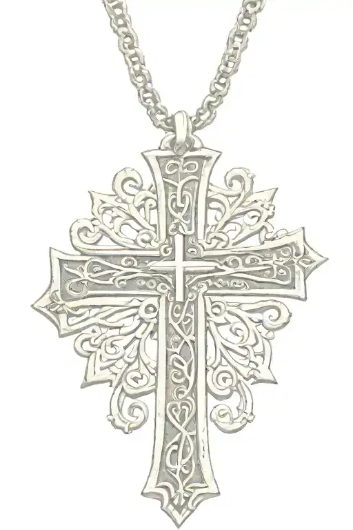Cross With Roman Numerals