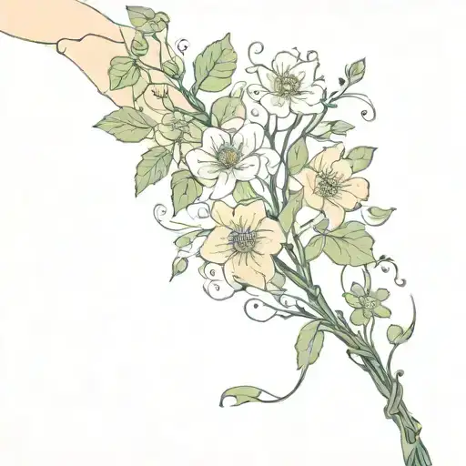 Floral Vine Wrap My Arm