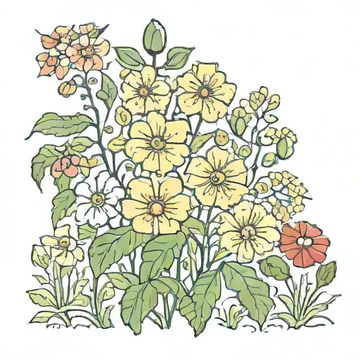 Mexican Flowers Growing