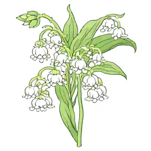 Very Simple Lily Of The Valley Flower