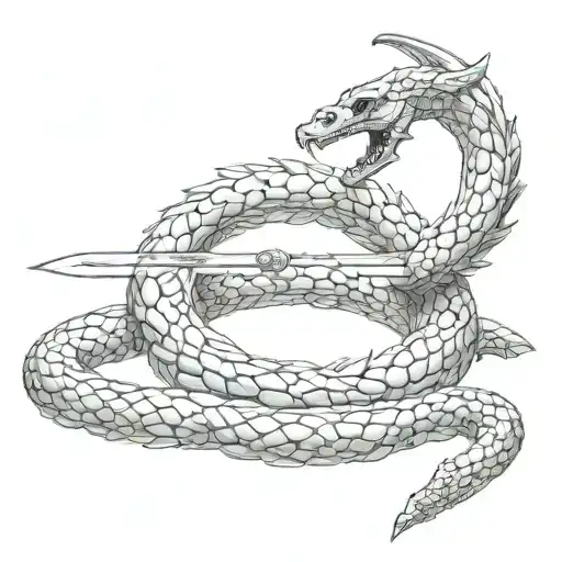 Ouroboros Cut By A Sword