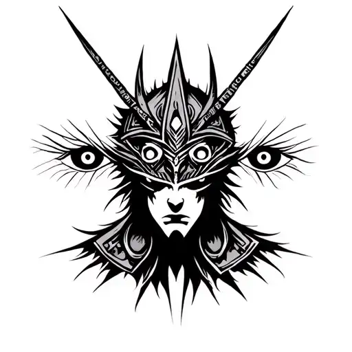 Warrior With Multiple Eyes