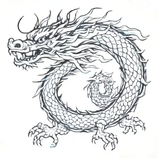 Chinese Dragon Wrapped