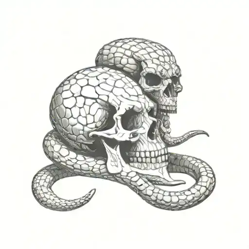 Cobra And Skull